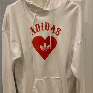 Adidas Red Heart Hoodie